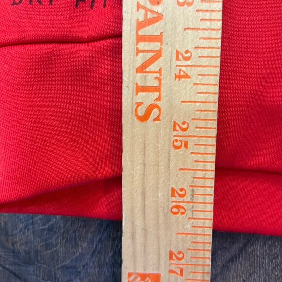 Nike Red Dri-Fit Hoodie Sweatshirt Just Do It Graphic Print Size M Athletic - Picture 8 of 8